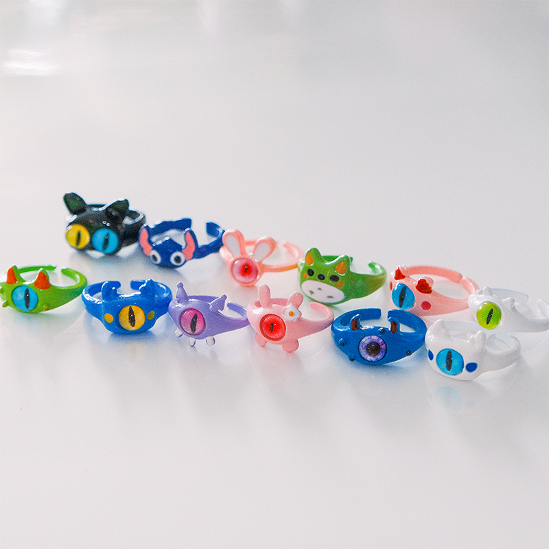 Cute Monster Finger Ring