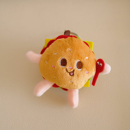 HKT Plush Food Key Chain