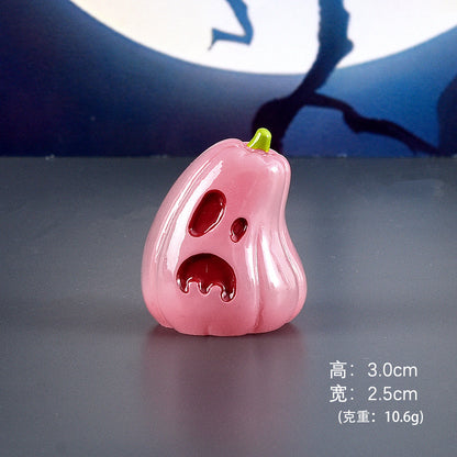 Halloween glow-in-the-dark pumpkin ornament