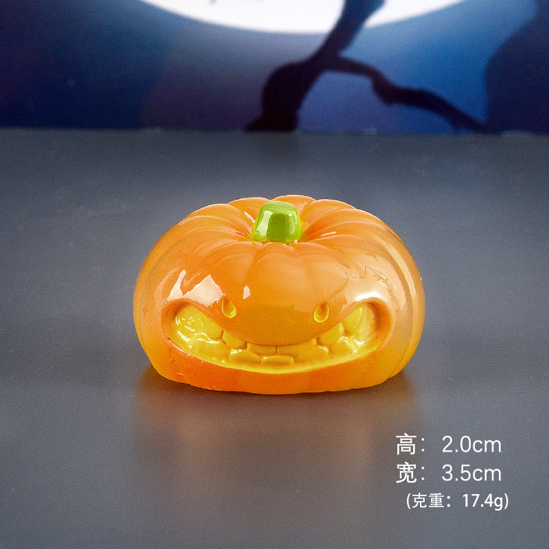Halloween glow-in-the-dark pumpkin ornament