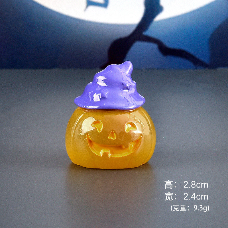 Halloween glow-in-the-dark pumpkin ornament