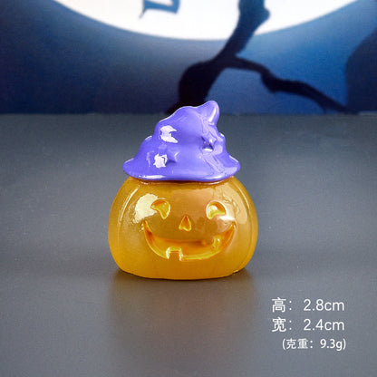 Halloween glow-in-the-dark pumpkin ornament
