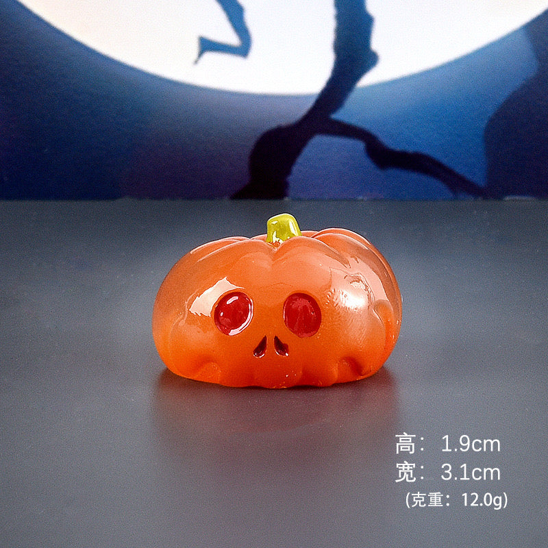 Halloween glow-in-the-dark pumpkin ornament